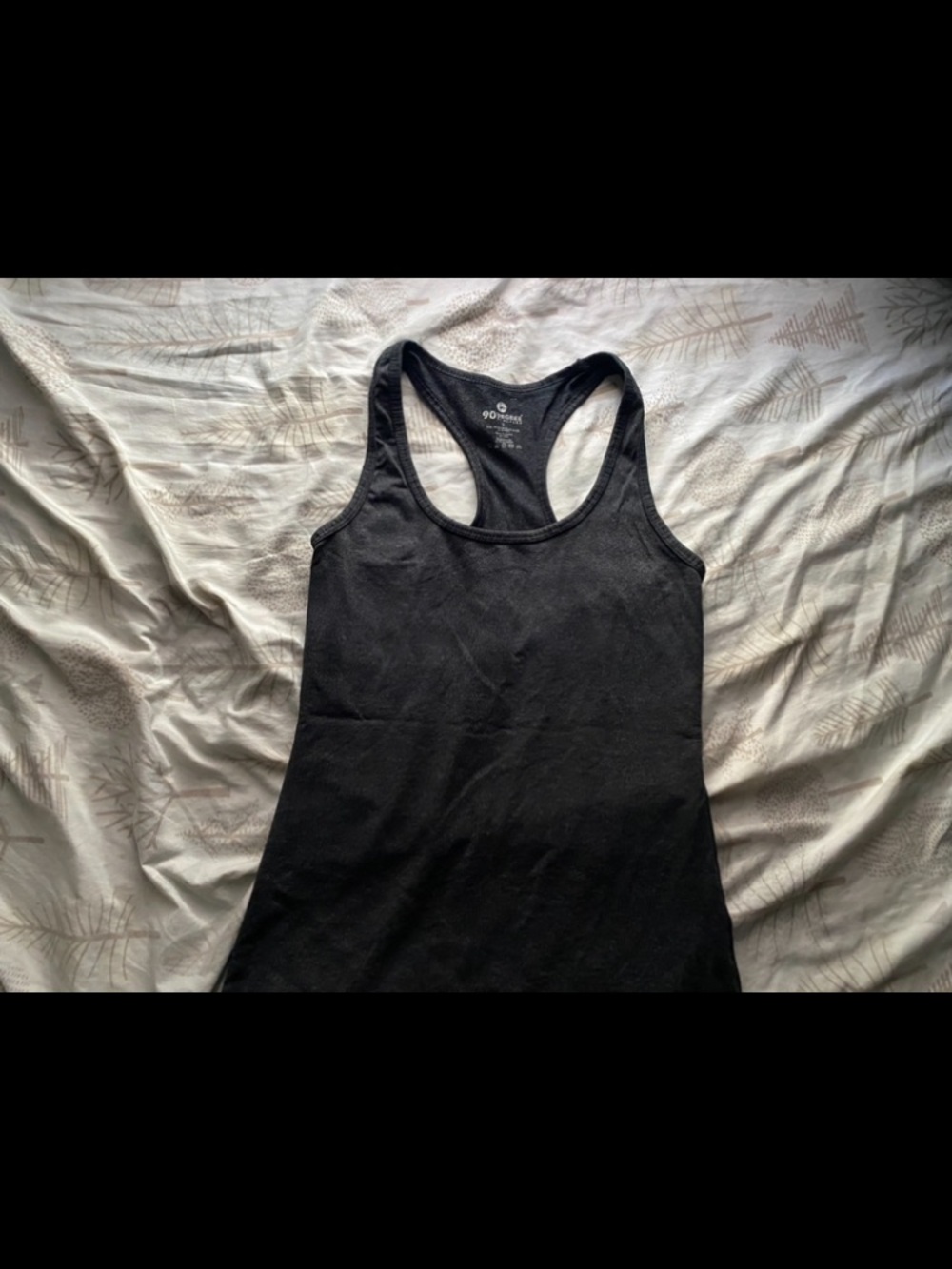 90 Degree By Reflex Black Racerback Athletic Tank